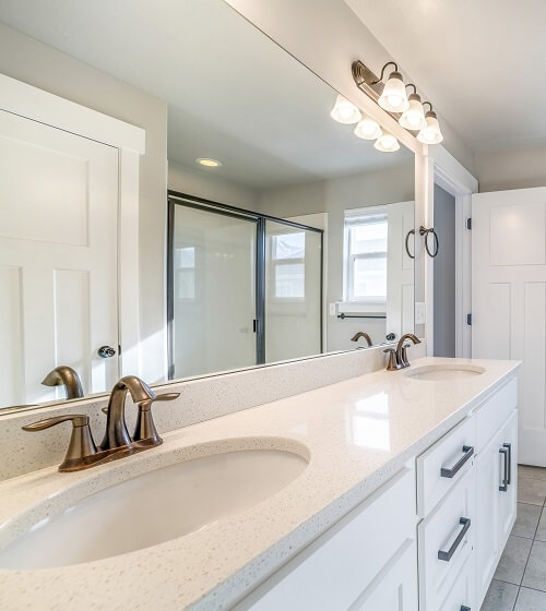 Bathroom Mirror Installation
